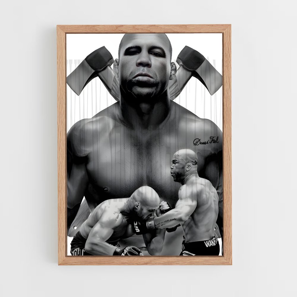 Poster Wanderlei de silva – affiche MMA (vue 4)